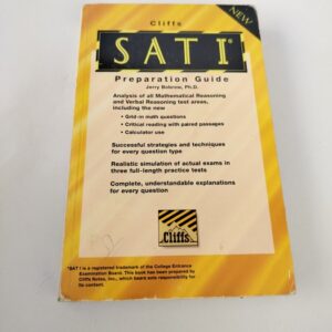 Sat I Preparation Guide: Scholastic Assessment Test (Cliffs Test Preparation Series)