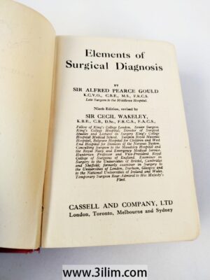 Elements of Surgical Diagnosis