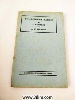 FOURFIGURE TABLESC. GODFREYA W. SIDDONS